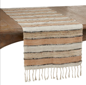 Cales Striped Table Runner