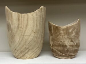 Wooden Vase Set