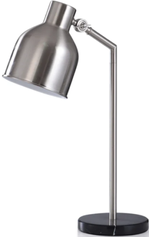 Irby Silver Desk Lamp