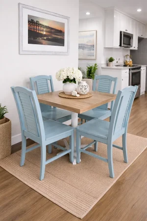 Coastal Retreat Square Dining Table